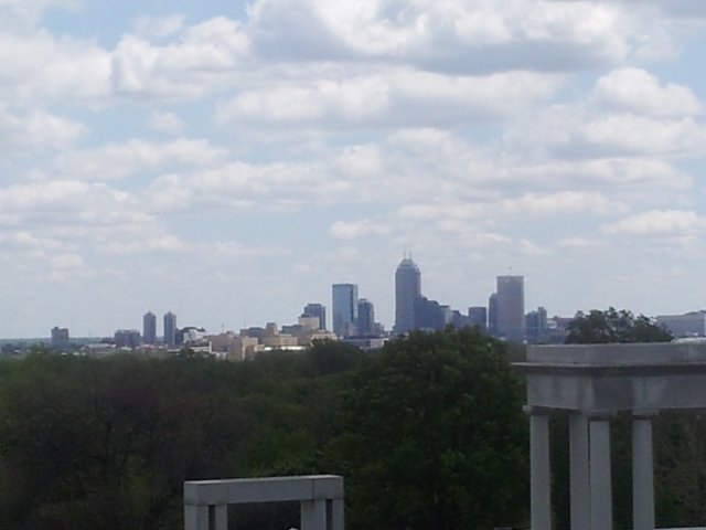 Downtown Indy from Crown Hill