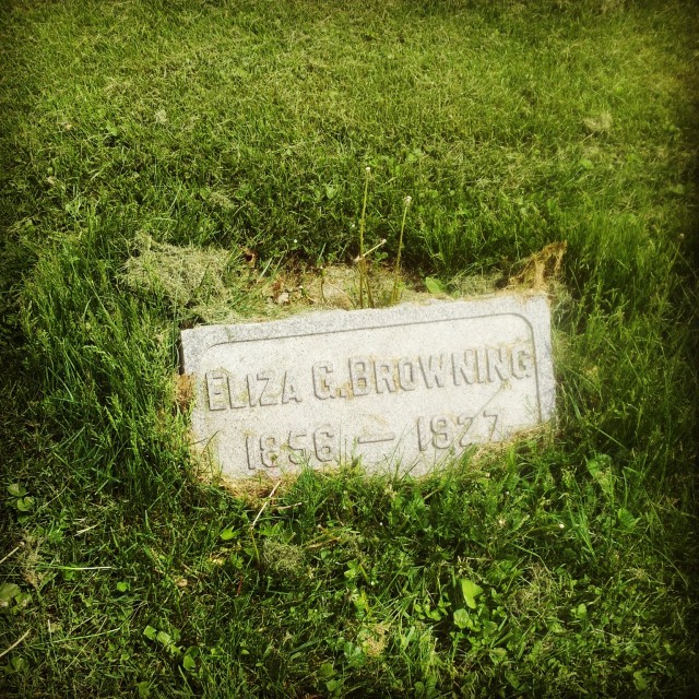 Eliza Browning Headstone